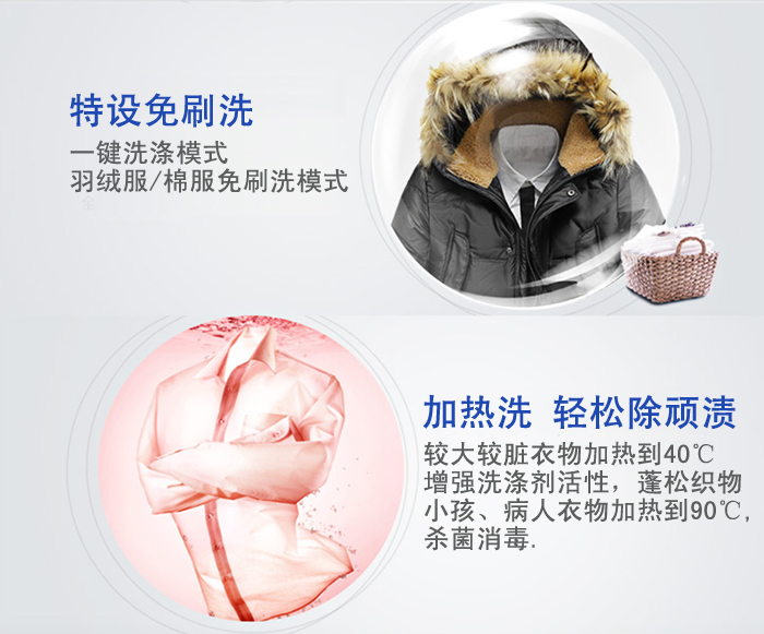 免刷洗型洗脫烘一體水洗機